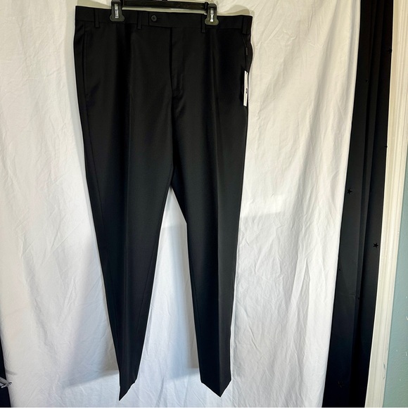 Collection Michael Strahan Dress Pants Slacks 38x32 Striped Black NWT - Picture 7 of 7
